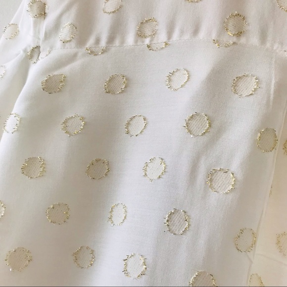 Blouse with golden polka dots - Picture 5 of 7
